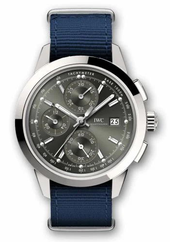 IWC Ingenieur Chronograph Custom Stainless Steel / Green-Rhodium / NATO IW3808-DF (IW3808DF)